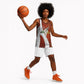 OES Order Of The Eastern Star Basketball Jersey Five Pointed Star Emblem With Gold Floral Art