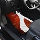 OES Order Of The Eastern Star Car Mats Five Pointed Star Emblem With Gold Floral Art