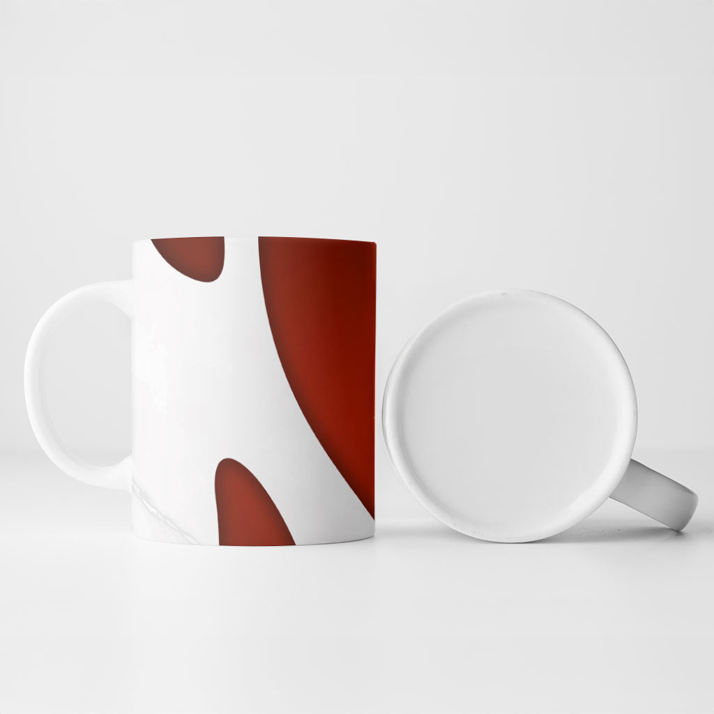 OES Order Of The Eastern Star Ceramic Mug Five Pointed Star Emblem With Gold Floral Art