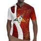 OES Order Of The Eastern Star Rugby Jersey Five Pointed Star Emblem With Gold Floral Art