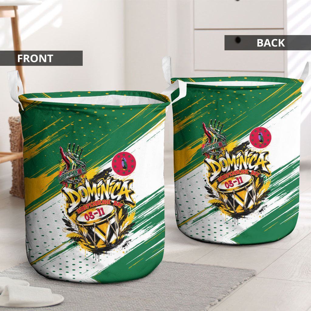 Dominica Independence Day Laundry Basket Caribbean Culture Island Pride