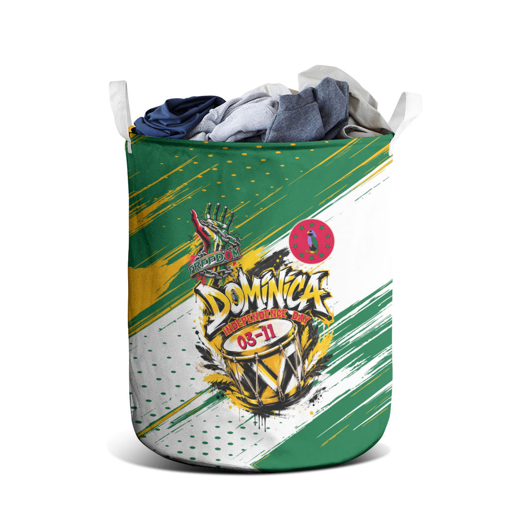 Dominica Independence Day Laundry Basket Caribbean Culture Island Pride