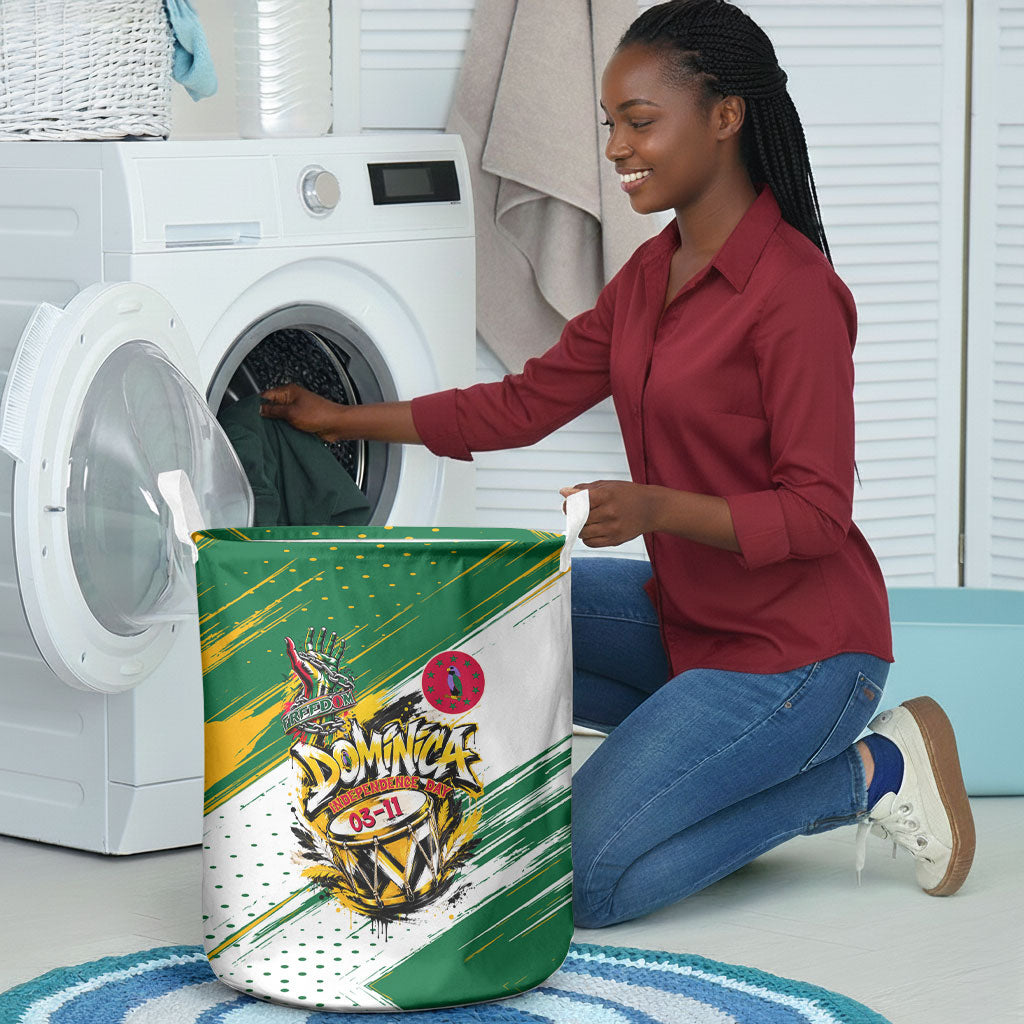 Dominica Independence Day Laundry Basket Caribbean Culture Island Pride