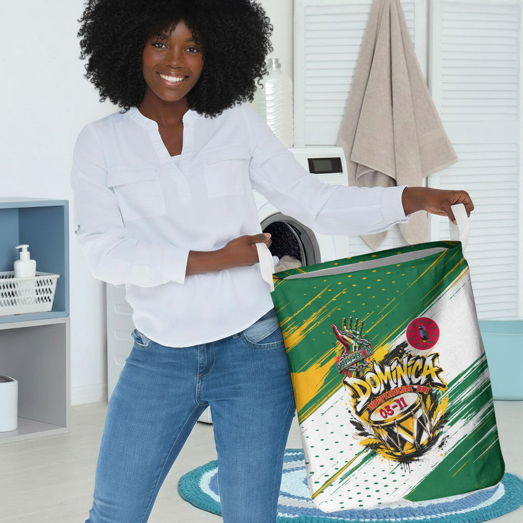 Dominica Independence Day Laundry Basket Caribbean Culture Island Pride
