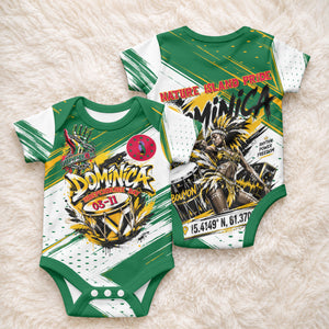 Dominica Independence Day Baby Onesie Caribbean Culture Island Pride