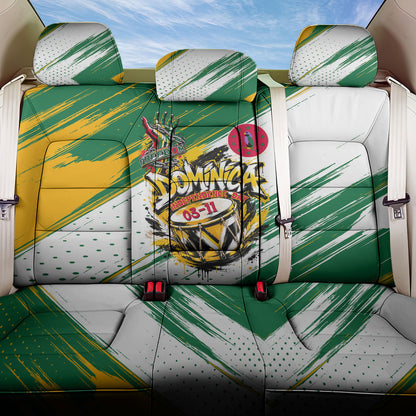 Dominica Independence Day Back Car Seat Cover Caribbean Culture Island Pride