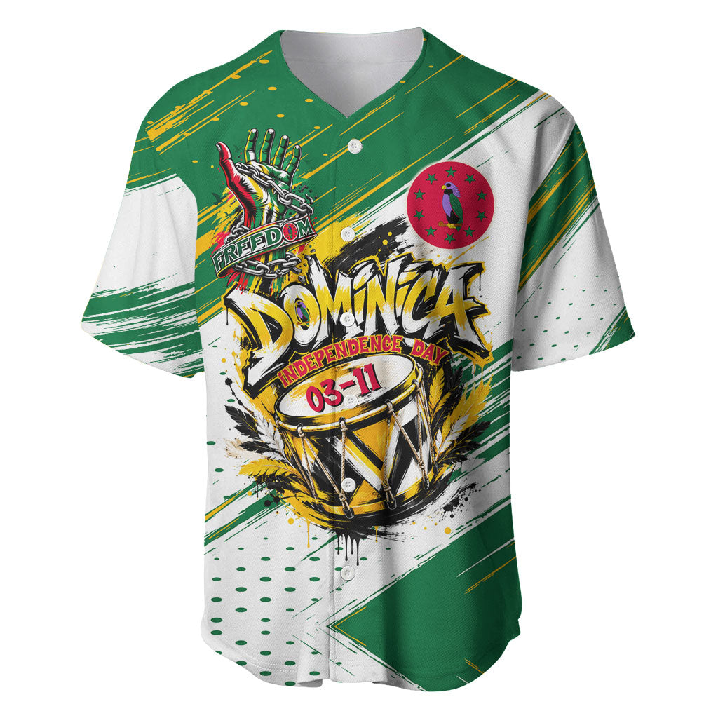 Dominica Independence Day Baseball Jersey Caribbean Culture Island Pride