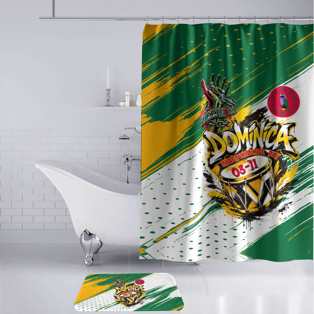 Dominica Independence Day Bathroom Set Caribbean Culture Island Pride
