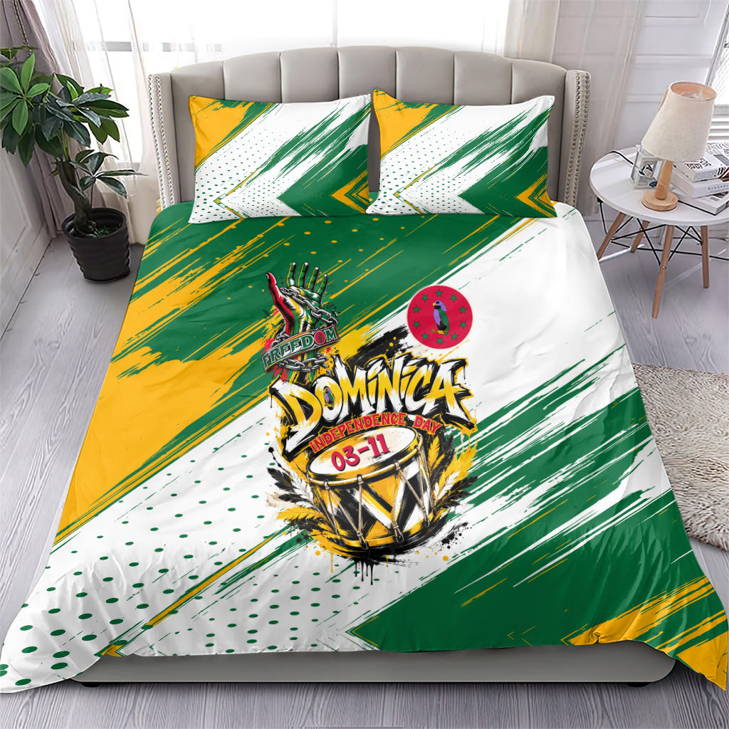 Dominica Independence Day Bedding Set Caribbean Culture Island Pride