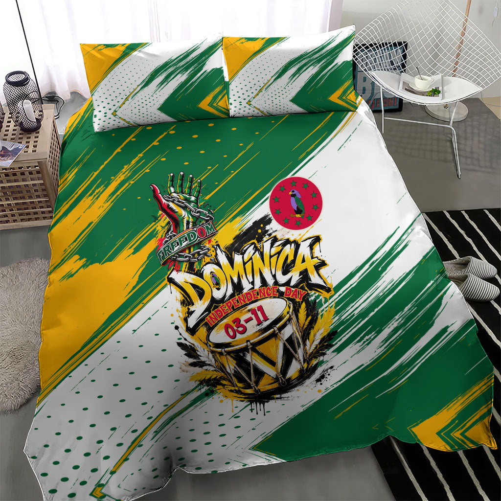 Dominica Independence Day Bedding Set Caribbean Culture Island Pride