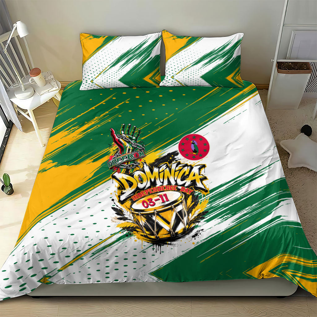 Dominica Independence Day Bedding Set Caribbean Culture Island Pride
