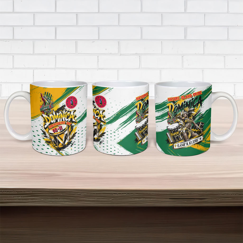 Dominica Independence Day Ceramic Mug Caribbean Culture Island Pride