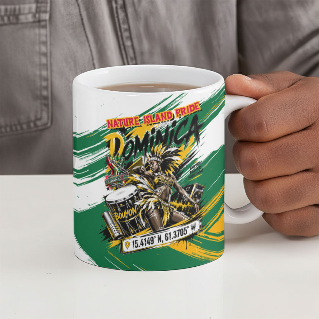 Dominica Independence Day Ceramic Mug Caribbean Culture Island Pride