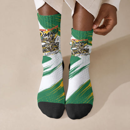 Dominica Independence Day Crew Socks Caribbean Culture Island Pride