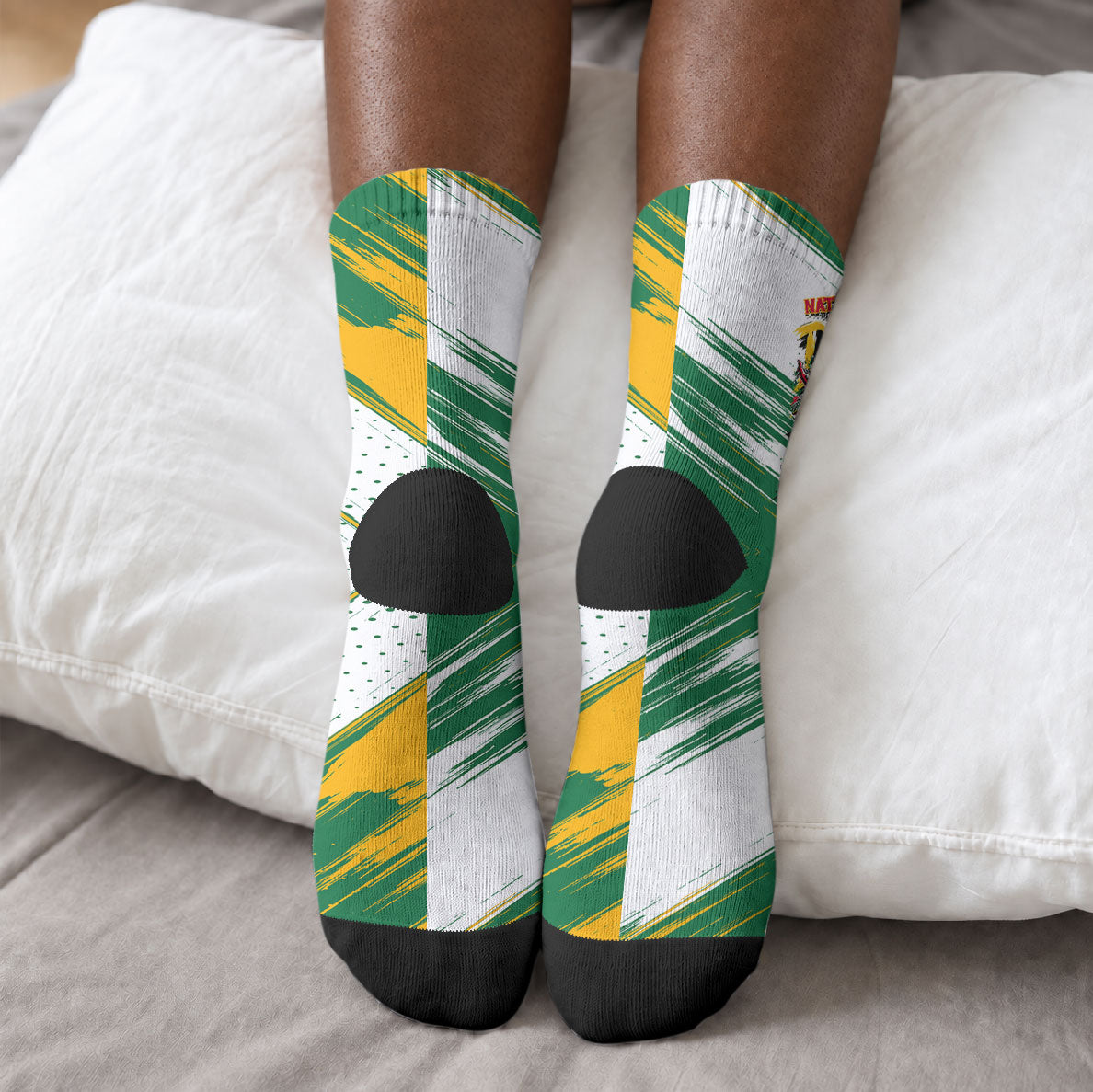 Dominica Independence Day Crew Socks Caribbean Culture Island Pride