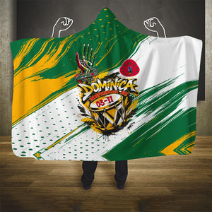 Dominica Independence Day Hooded Blanket Caribbean Culture Island Pride