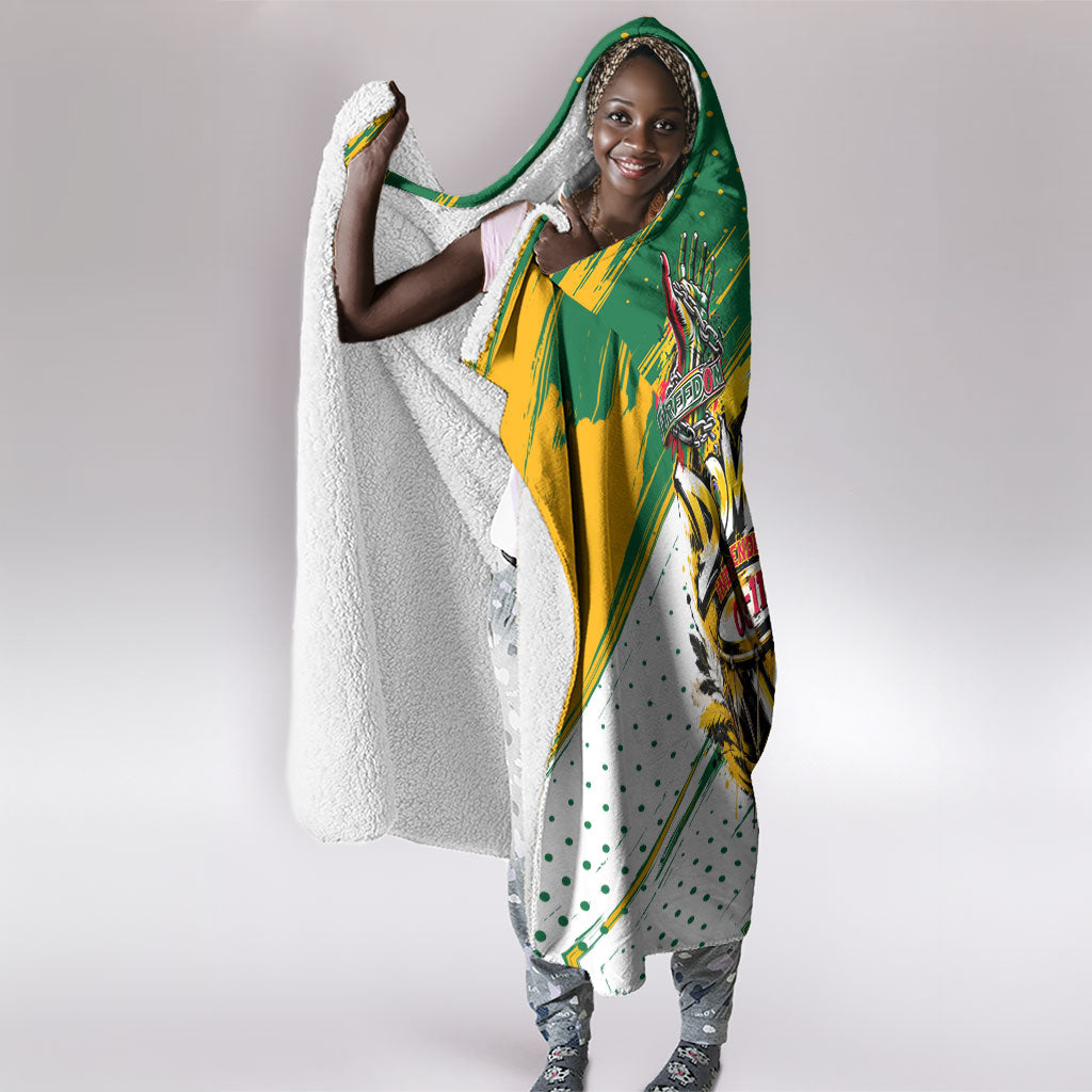 Dominica Independence Day Hooded Blanket Caribbean Culture Island Pride