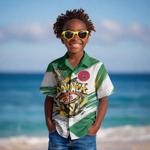 Dominica Independence Day Kid Hawaiian Shirt Caribbean Culture Island Pride
