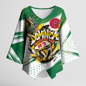 Dominica Independence Day Kimono Sleeve Blouse Caribbean Culture Island Pride