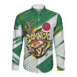 Dominica Independence Day Long Sleeve Button Shirt Caribbean Culture Island Pride