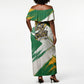 Dominica Independence Day Off Shoulder Maxi Dress Caribbean Culture Island Pride