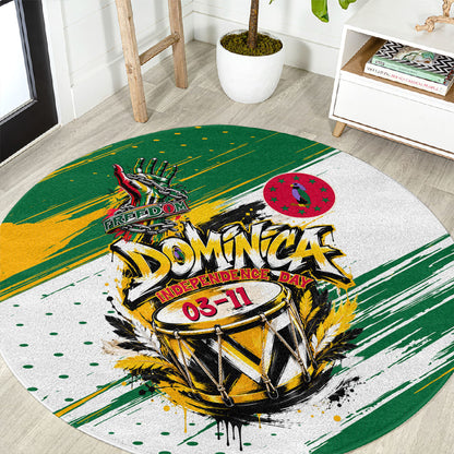 Dominica Independence Day Round Carpet Caribbean Culture Island Pride