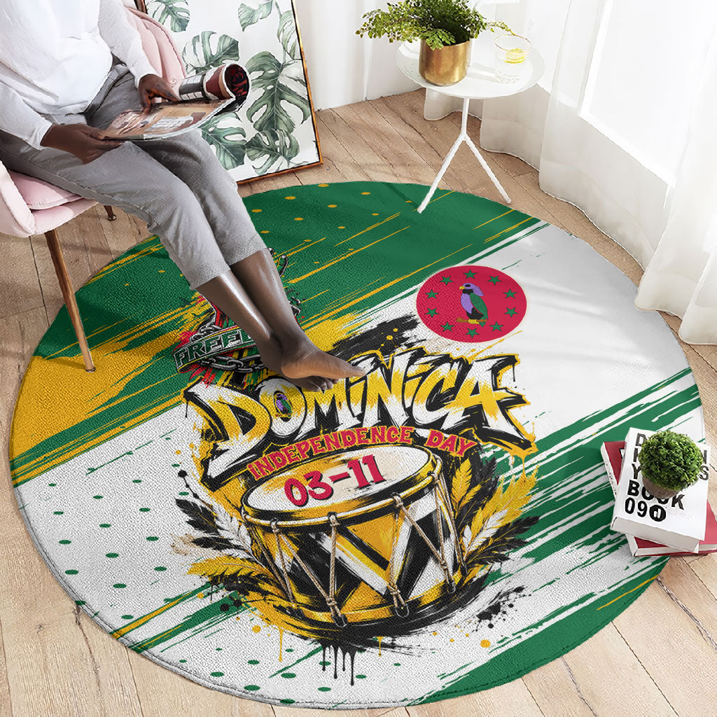 Dominica Independence Day Round Carpet Caribbean Culture Island Pride