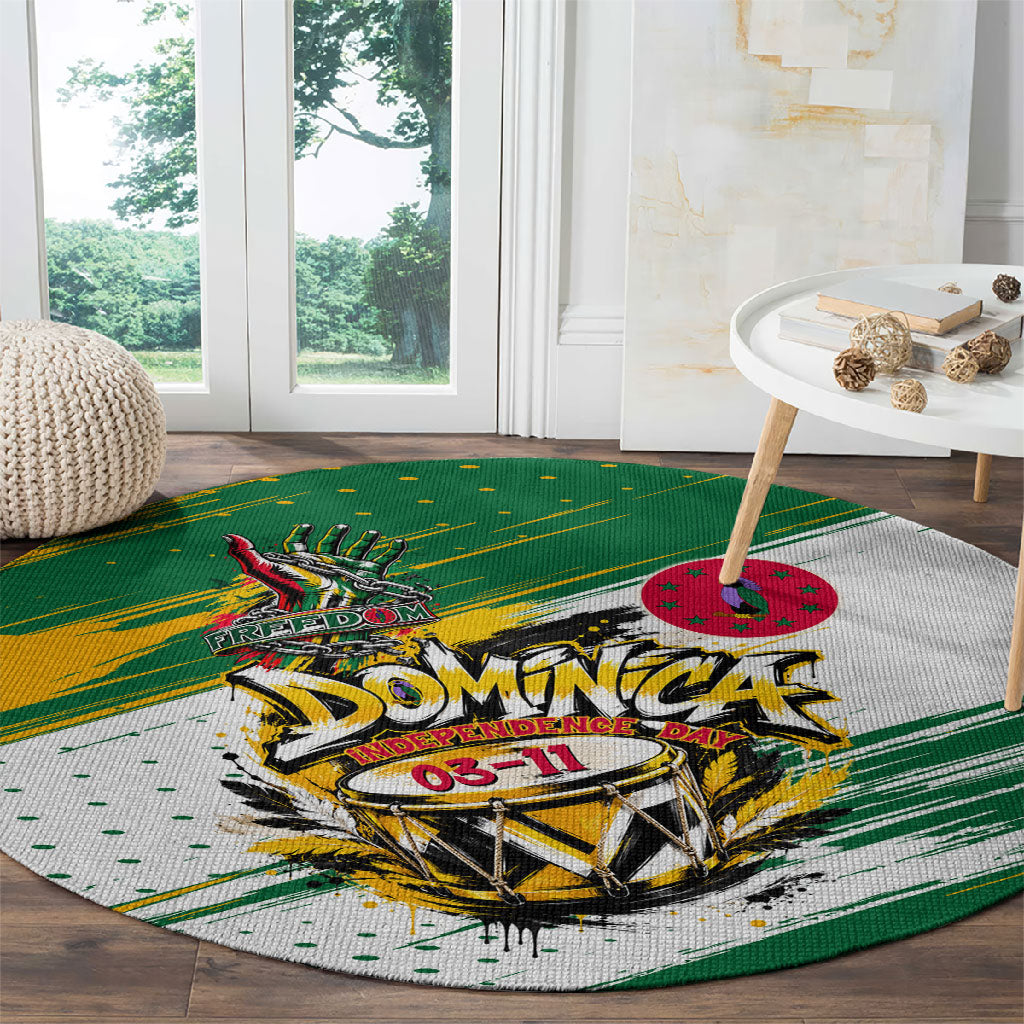 Dominica Independence Day Round Carpet Caribbean Culture Island Pride