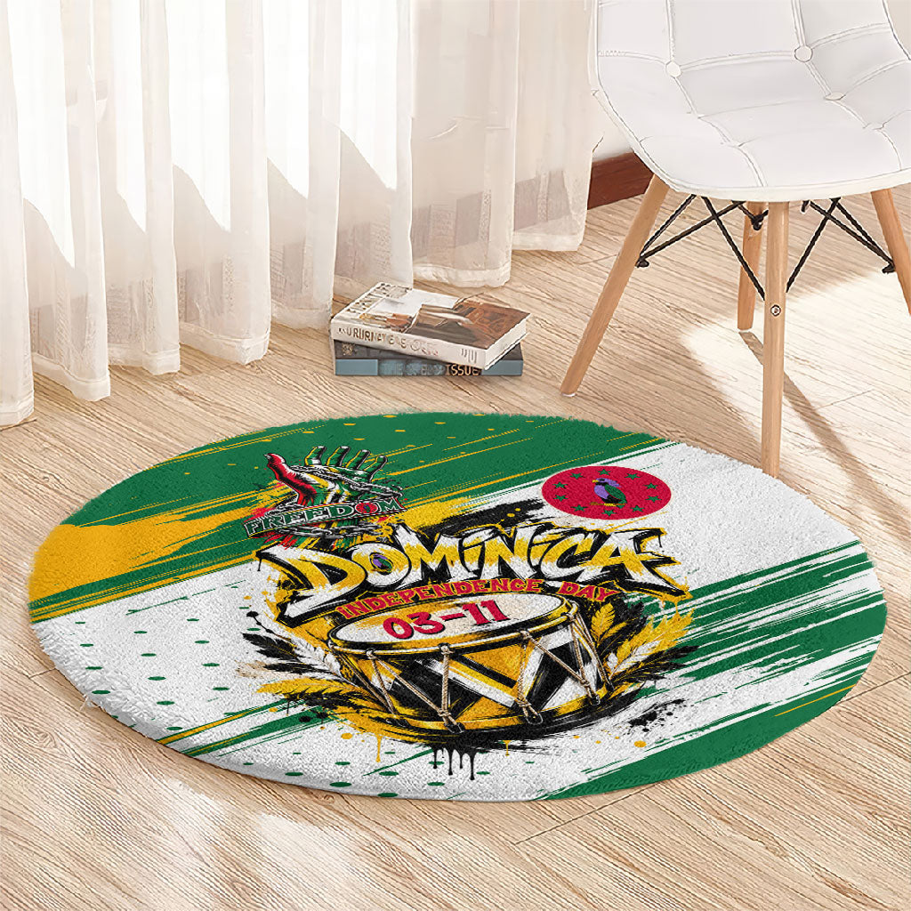 Dominica Independence Day Round Carpet Caribbean Culture Island Pride