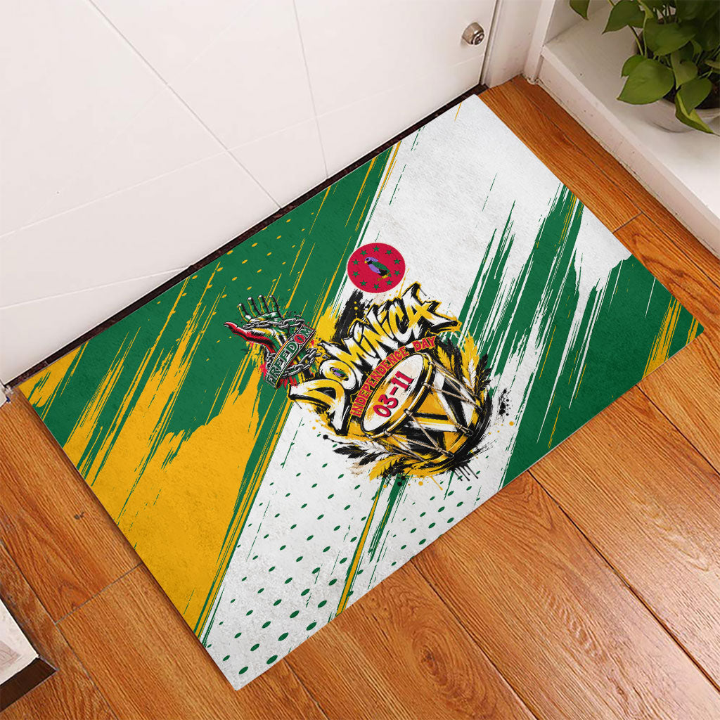 Dominica Independence Day Rubber Doormat Caribbean Culture Island Pride