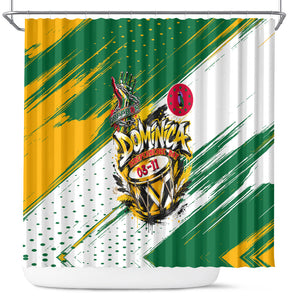 Dominica Independence Day Shower Curtain Caribbean Culture Island Pride