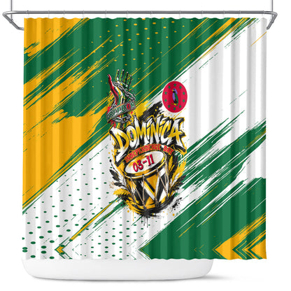 Dominica Independence Day Shower Curtain Caribbean Culture Island Pride