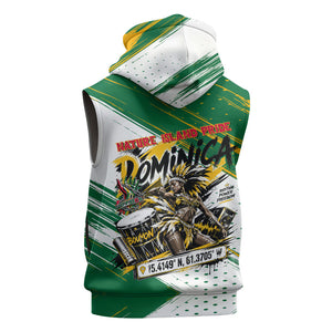 Dominica Independence Day Sleeveless Hoodie Caribbean Culture Island Pride