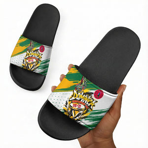Dominica Independence Day Slide Sandals Caribbean Culture Island Pride