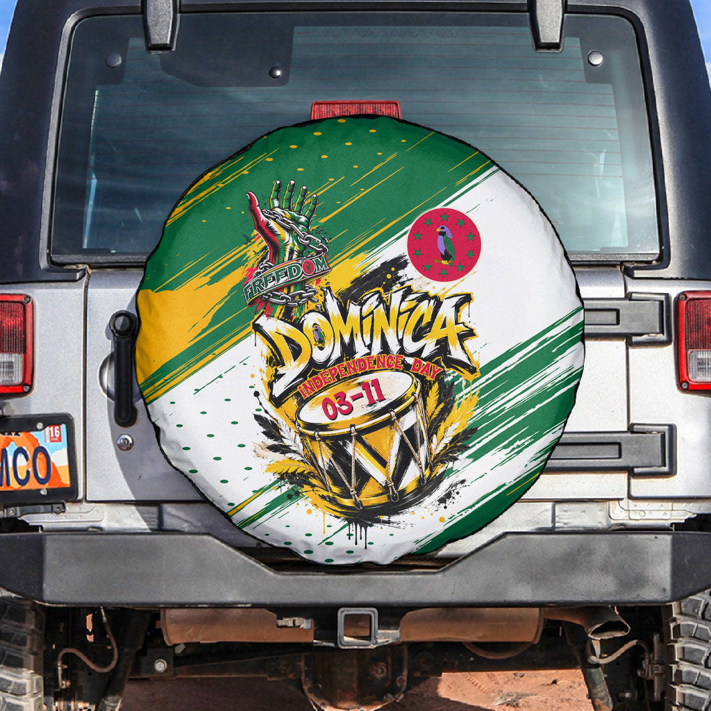 Dominica Independence Day Spare Tire Cover Caribbean Culture Island Pride
