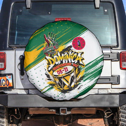 Dominica Independence Day Spare Tire Cover Caribbean Culture Island Pride