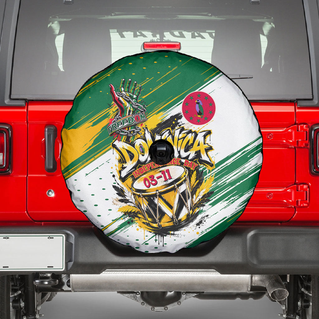 Dominica Independence Day Spare Tire Cover Caribbean Culture Island Pride