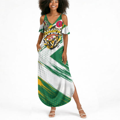 Dominica Independence Day Summer Maxi Dress Caribbean Culture Island Pride