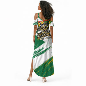 Dominica Independence Day Summer Maxi Dress Caribbean Culture Island Pride