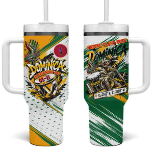 Dominica Independence Day Tumbler With Handle Caribbean Culture Island Pride