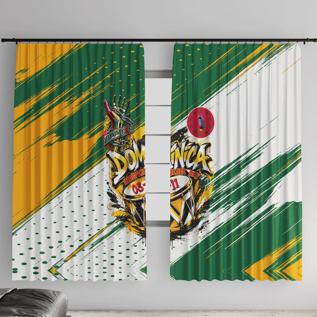Dominica Independence Day Window Curtain Caribbean Culture Island Pride