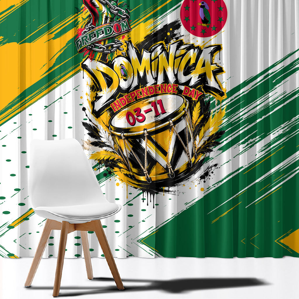 Dominica Independence Day Window Curtain Caribbean Culture Island Pride