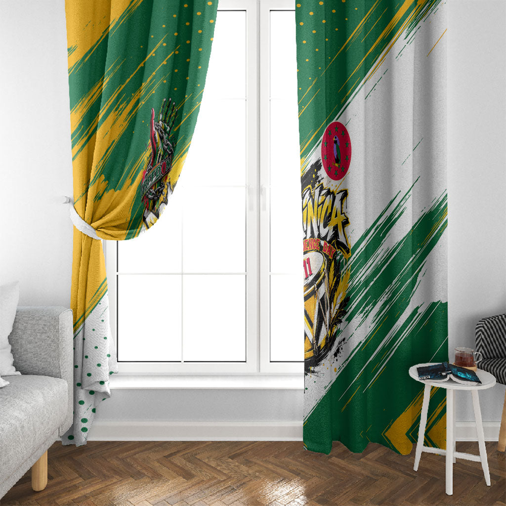 Dominica Independence Day Window Curtain Caribbean Culture Island Pride