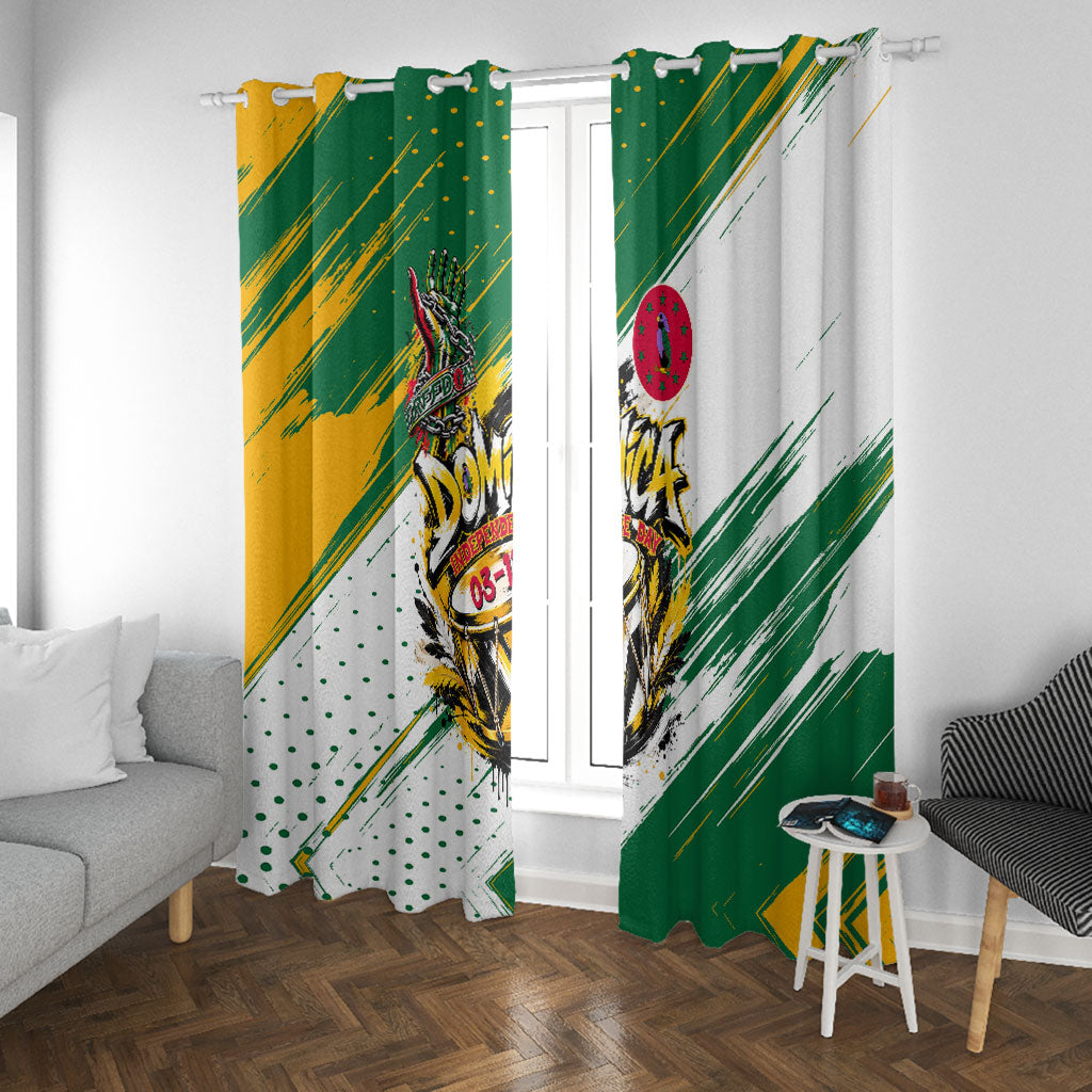 Dominica Independence Day Window Curtain Caribbean Culture Island Pride