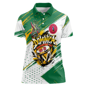 Dominica Independence Day Women Polo Shirt Caribbean Culture Island Pride