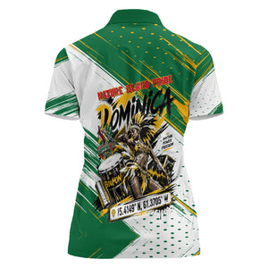 Dominica Independence Day Women Polo Shirt Caribbean Culture Island Pride