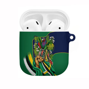 Dominica Independence Day AirPods Case Sisserou Parrot Creole Culture Island Flag Art