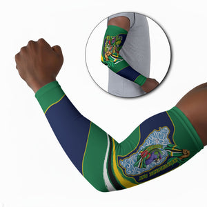 Dominica Independence Day Arm Sleeves Sisserou Parrot Creole Culture Island Flag Art