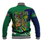 Dominica Independence Day Baseball Jacket Sisserou Parrot Creole Culture Island Flag Art