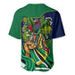 Dominica Independence Day Baseball Jersey Sisserou Parrot Creole Culture Island Flag Art